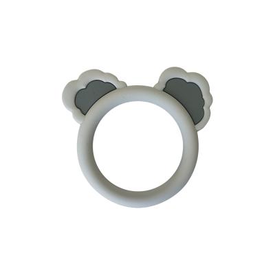 China New Eco-friendly Baby Teether Ring Silicone Baby Teething Rings Toy for sale