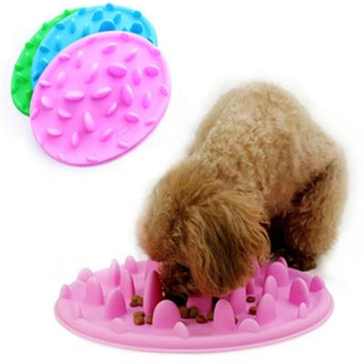 China Sustainable Pet Food Bowl Slow Feeder Eating /Silicone Slow Feeder For Dogs And Cats Feeder Plate for sale