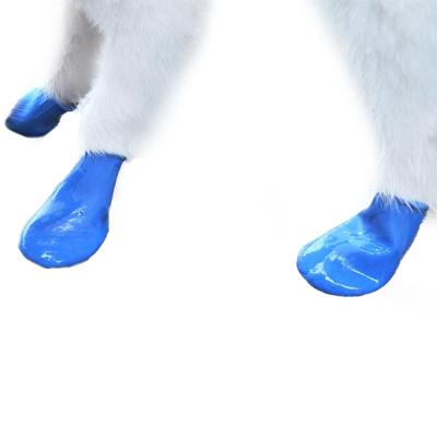 China Sustainable Pet Supplies Waterproof Outdoor Shoes Silicone Rubber Rain Dog Shoes, Pet Boots Socks for sale