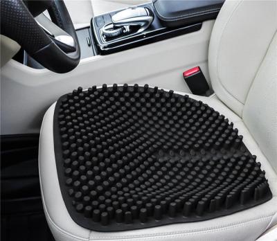 China Easy Cleaned Silicone Car Cushion Silicone Massage Office Chair Pad Waterproof Non-slip Comfort Auto Seat Pad for sale