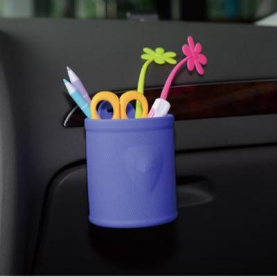 China Eco - Friendly Car Trash Can Garbage Rubbish Bin Car Trash Box Crate for sale