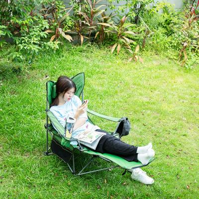 China Contemporary Outdoor Folding Outdoor Portable Camping Leisure Chair Fishing Chair Beach Sitting and Lying Lounger for sale