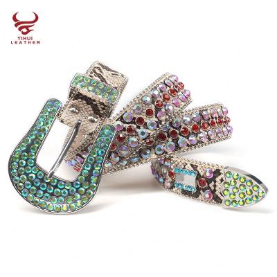 China ZINC ALLOY Western Bling Rhinestone Belt Buckle Rhinestone Studded Belts for sale