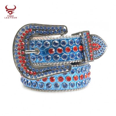 China ALLOY Manufacturing Rhinestone Wedding Cowboy Rhinestone Elastic Belts for sale