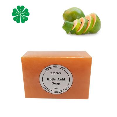 China Whitening OEM strong cosmetics brighten skin whitening original kojic acid soap for sale