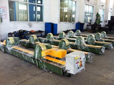 China 65000lbs Double Motor Pipe Welding Rotator , Foot Pedal Control , 30 Ton Pipe Welding Rotator for sale