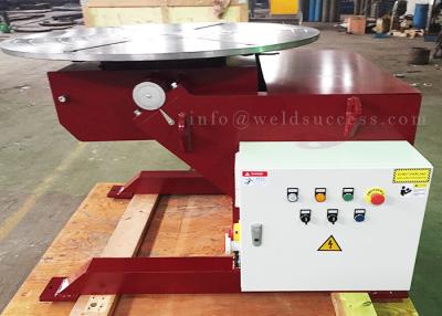 China 2T Rotory And Tiltling Welding Positioner With Foot Pedal And Hand Box for sale