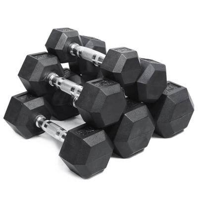 China Cheap buy 5kg 10kg 25kg 50kg 40kg hex online fitness gym training commercial grade wholesale power weight hexagon dumbbell for sale