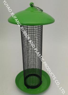 China Seed and nut feeder， Metal Hanging Bird Feeders , Squirrel Proof Peanut Feeder Custom Color for sale