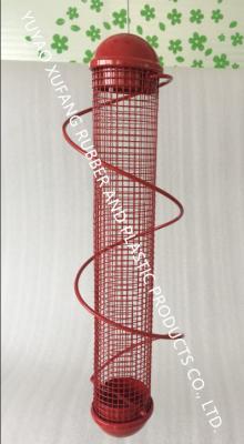 China Turn Dizzy Squirrel Resistant Wild Bird Feeders Iron Material With 800g Capacity for sale