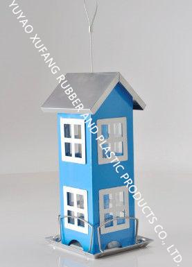 China Customized Color Hanging Bird Feeder Powder Coated Finishing 12 X 12 X 26 Cm Size for sale