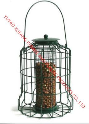 China Dark Green Squirrel Resistant Bird Feeders , Squirrel Proof Peanut Feeder for sale