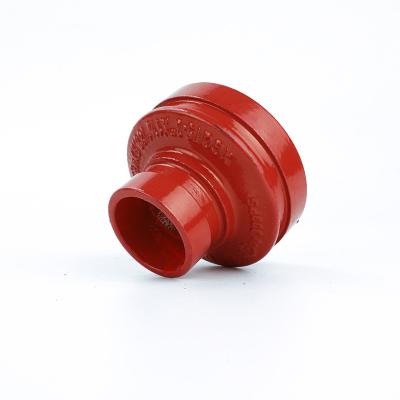 China High Quality Fire Fighting Grooved Reducer Concentric Mount Ductile Iron Pipe Fittings FM UL Approved for sale