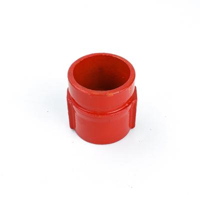 China High Quality 2*1-1/4 Inch Reducer Fire Fighting Systems Malleable Iron Hose Connector Concentric Pipe Fittings for sale