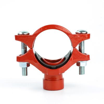 China High Qualit UL\y FM Approved Fire Fighting Casting Pipe Fittings Grooved Mechanical Tee Malleable Iron Pipe Fittings for sale