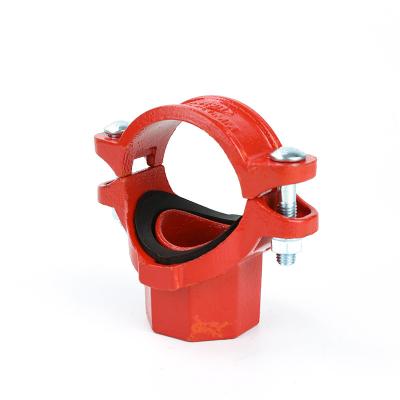 China » High Quality Threaded Mechanical Fire Fighting Tee 2-1/2*1-1/2 FM UL Approved Ductile Iron Casting Pipe Fittings for sale