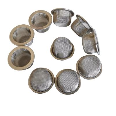 China Smoking Tobacco Crystal Tobacco Pipe Screens, 10pcs 1/2Inch Diameter Crystal Tobacco Smoking Accessories Stainless Steel Mental Computer Screen Filters for sale