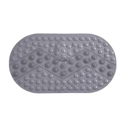 China Various Colors Sustainable Waterproof Anti Slip Bathroom Floor Mat Washable Magnet Bath Massage Mat for sale