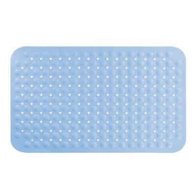 China Durable Washable Bathroom Design Anti Slip Bathroom Tape Waterproof Floor Mat Colors Latex Bath Mat for sale