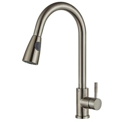 China Contemporary Flexible Stainless Steel Faucet Kitchen Sink Mixer Taps Kitchen Faucet for sale