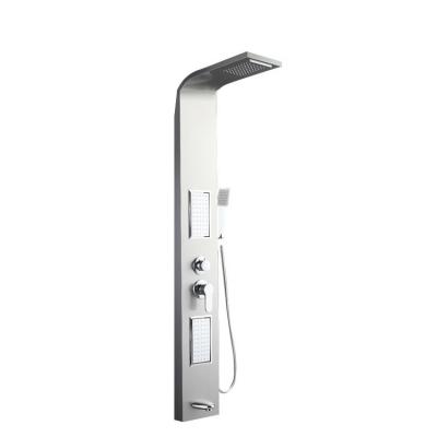 China Cheap Wall Mounted Modern Shower Panel Rainfall Free Shower Panel Stainless Steel for sale