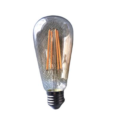 China Hotel E27 LED Lamp Dimmable Filament Bulb E14 220V Gold 1W 2W 4W 6W 8WB22 E26 110V Edison Retro LED Light Bulbs 2200K ST64 String Bulb for sale