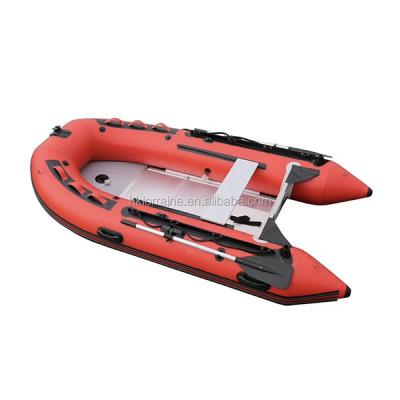 China Warter Sports PVC Inflatable Boat Rubber Inflatable Dinghy Aluminum Floor Inflatable Boat for sale