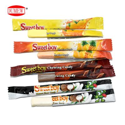 China Natural SWEET BOY Coconut Chocolate Semi-Soft Chewy Milk Candy for sale