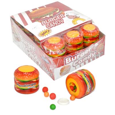 China Center Natural Burger Factory Sweet Sour Powder Crispy BURGER CANDY BURGER Coated Candy C C for sale