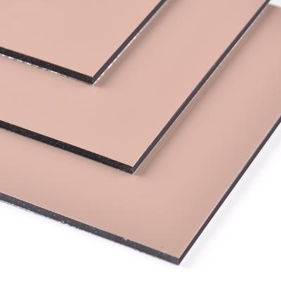 China Modern China Wholesale 2mm 3mm 4mm 5mm 6mm ACP Sheets A2 Colors Black Fireproof Aluminum Composite Panel for sale