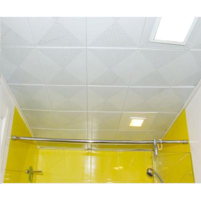 China Artistic Ceilings Perforated Or Multi Color Aluminum Plain Pattern Aluminum Suspended Partition Ceiling Modular Ceiling for sale