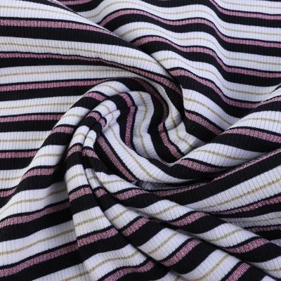 China Shrink-resistant filigree braid TR rib braid fabric rib knit fabric with factory prices for sale