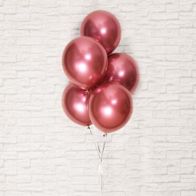 China Gift Toy Balloons Wholesale 10inch Shiny Metal Pearl Latex Balloons Thick Metallic Balls Globos - Buy Globos, Chrome Colors Helium Air La for sale