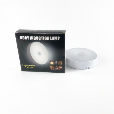 China Modern 8 LED Cabinet Light Smart Body Motion Sensor Activated Night Light Induction Leakage for sale