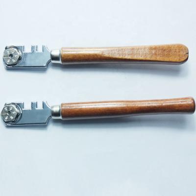 China German Cutter Tools/Glass Cutting Carbide Glass Cutting/Handle Six -yo High Quality Wooden Wheels to Glass Cutter for sale