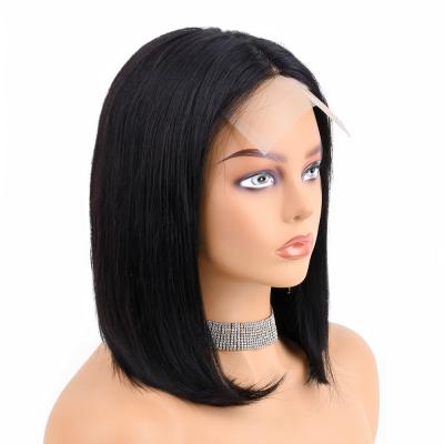 China Silky Straight Wave Cheap Raw Cuticle Aligned Brazilian Hair Mink Hair Vendor Virgin Brazilian Hair BOBO Logo Extension Lace Front Wigs Custom Made xbl for sale