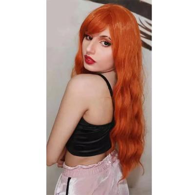 China Swiss Lace Customized Human Hair Wigs Hot Selling Soul Fir Lady Hair Wigs Ginger Orange Color Human Hair Wigs for sale