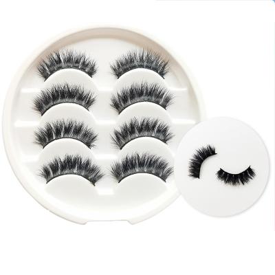 China OEM False Eyelashes Criss-Cross Waterproof Label 3D False Eyelashes Faux Mink Lashes Silk Lashes Custom Lashes Box for sale