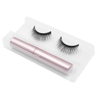 China Crisscross Faux Eyelashes with Silk Lashes and Silk False Eyelashes False Eyelashes for sale