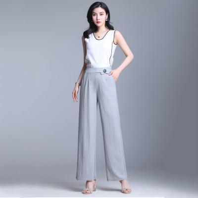 China Wholesale cheap pants women pants factory anti-pilling wide leg pants loose pants for women for sale