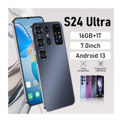 China Gaming 2024 S24 Ultra Cellphone Original 16GB+512GB Smartphone 7inch Unlocked dual card 5G Phones Android 13.0 Mobile phones for sale