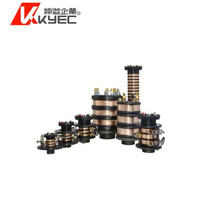 China KYEC Control Horizontal Or Vertical Stainless Slip Ring For Cable Reel for sale