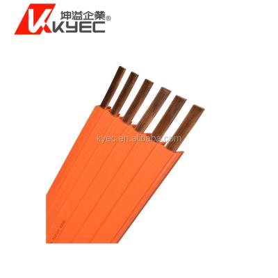 China KYEC Movable Machine Anchor Crane or Clamp for Power W-Type Rail 600A Insulated Conductor Bar KY-AW6600 for sale