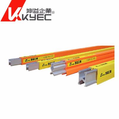 China KYEC 250A KY-AW8725 Machine Power Rail Driver Bar Current Movable W Type Overhead Crane Or Collector For Crane for sale