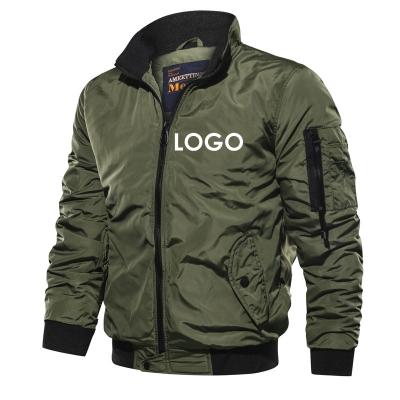 China 2022 New Men's Jacket Solid Color Stand Collar Casual Bomber Jacket QUICK DRY for sale