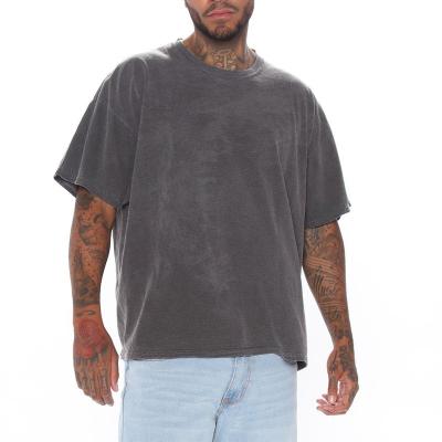 China High Quality Anti Shrink Tie Dye Sublimation SHUT Comfort Colors Acid Wash Plus Size Streetwear Polyester Spandex Men's Oversized T-Shirts for sale