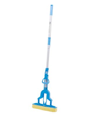 China Super Viable Paint Absorbent Plastic Steel Handle Cleaning Floor Sweeper PVA Butterfly Broom for sale