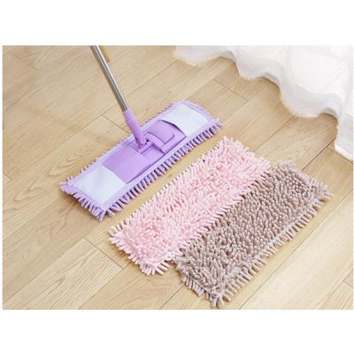 China Best Seller Durable Flat Chenille Cloth Mop Microfiber Mops Cleaning for sale