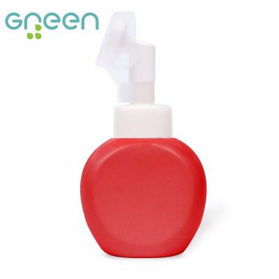 China Non Spill New Design Plastic Foam Pump Dispenser With Silicone Brush Cap For Beauty Care for sale