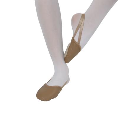 China B41301 Turner Half Leather Ballet Sole GENUINE LEATHER Belly Dance Blooming Gymnastics Shoes for sale